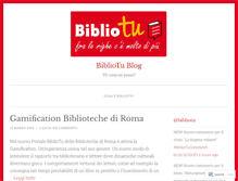 Tablet Screenshot of bibliotu.wordpress.com