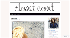 Desktop Screenshot of closetcovet.wordpress.com