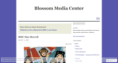 Desktop Screenshot of blossommedia.wordpress.com