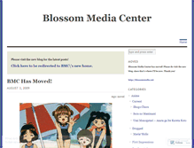 Tablet Screenshot of blossommedia.wordpress.com