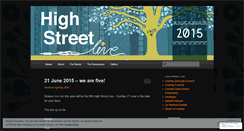 Desktop Screenshot of highstreetlive.wordpress.com