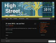 Tablet Screenshot of highstreetlive.wordpress.com