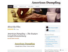 Tablet Screenshot of americandumpling.wordpress.com