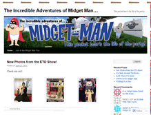 Tablet Screenshot of midgetmanadventures.wordpress.com