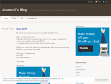 Tablet Screenshot of joranroll.wordpress.com