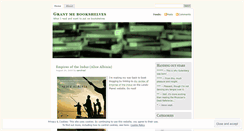 Desktop Screenshot of grantmebookshelves.wordpress.com