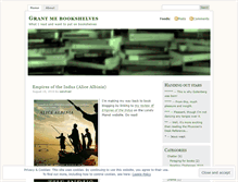 Tablet Screenshot of grantmebookshelves.wordpress.com