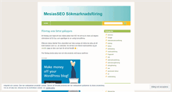 Desktop Screenshot of mesiasseo.wordpress.com