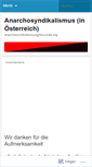 Mobile Screenshot of anarchosyndikalismus.wordpress.com