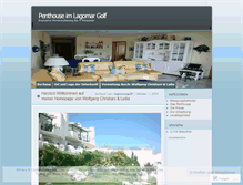 Tablet Screenshot of ferienwohnunglagomargolf.wordpress.com