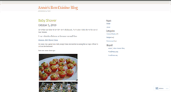 Desktop Screenshot of anniercote.wordpress.com