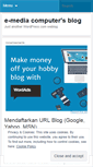 Mobile Screenshot of emediacom.wordpress.com