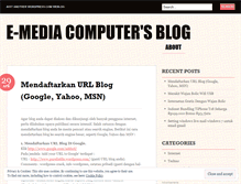 Tablet Screenshot of emediacom.wordpress.com