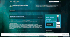 Desktop Screenshot of jefersonlucasbioifes.wordpress.com