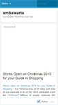 Mobile Screenshot of ambawarta.wordpress.com