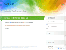 Tablet Screenshot of myfilessaves.wordpress.com