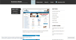 Desktop Screenshot of ecommercebuilder.wordpress.com