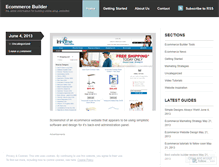 Tablet Screenshot of ecommercebuilder.wordpress.com