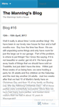 Mobile Screenshot of manningnz.wordpress.com