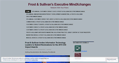 Desktop Screenshot of frostevents.wordpress.com