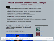 Tablet Screenshot of frostevents.wordpress.com