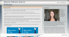 Desktop Screenshot of briannapellicane.wordpress.com