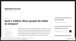 Desktop Screenshot of ebenezerpentecostal.wordpress.com