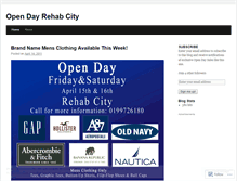 Tablet Screenshot of opendayrehabcity.wordpress.com