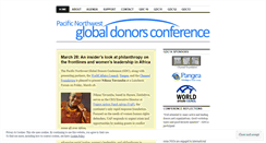 Desktop Screenshot of globaldonors.wordpress.com