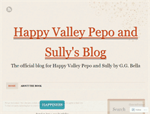 Tablet Screenshot of happyvalleypepoandsully.wordpress.com