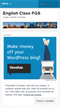 Mobile Screenshot of englishclassfgs.wordpress.com