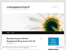 Tablet Screenshot of ovalengagementrings15.wordpress.com