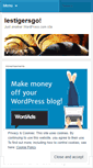 Mobile Screenshot of lestigersgo.wordpress.com