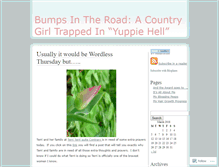 Tablet Screenshot of bumpsintheroad.wordpress.com