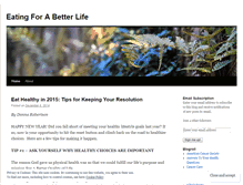 Tablet Screenshot of eatingforabetterlife.wordpress.com