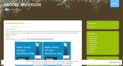 Desktop Screenshot of elizabethanderson.wordpress.com