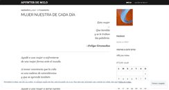 Desktop Screenshot of lalibretademilo.wordpress.com