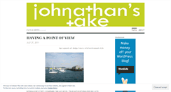Desktop Screenshot of johnathanstake.wordpress.com
