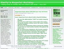 Tablet Screenshot of emilyshopefulholiday.wordpress.com