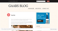 Desktop Screenshot of gaabsblog.wordpress.com