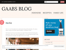 Tablet Screenshot of gaabsblog.wordpress.com