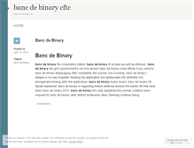 Tablet Screenshot of mobile.bancdebinarycftc.wordpress.com
