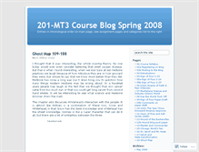 Tablet Screenshot of 201mt3s08.wordpress.com
