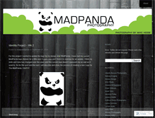 Tablet Screenshot of madpandaphoto.wordpress.com