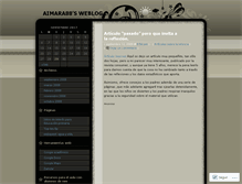 Tablet Screenshot of aimara88.wordpress.com