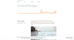 Desktop Screenshot of fromchicago.wordpress.com