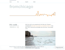 Tablet Screenshot of fromchicago.wordpress.com