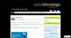 Desktop Screenshot of cbdesignproject.wordpress.com