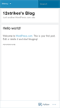 Mobile Screenshot of 12strikes.wordpress.com