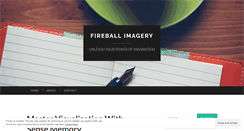 Desktop Screenshot of fireballimagery.wordpress.com